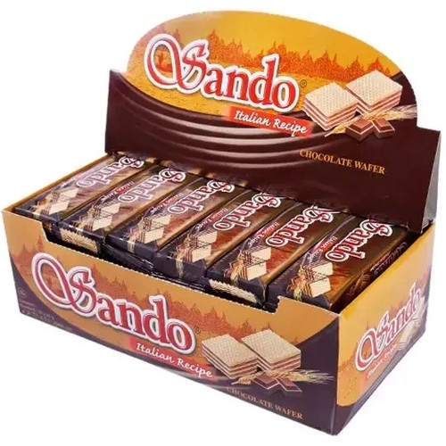 ویفر شکلاتی ساندو بسته ۲۴ عددی