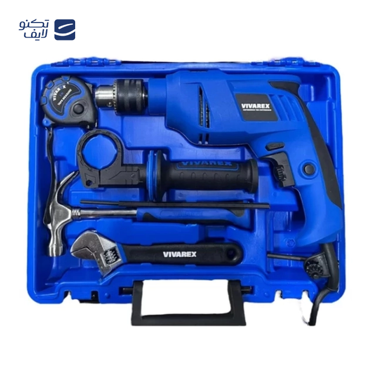 دریل چکشی ویوارکس مدل VR6520-IDK قدرت ۶۵۰ وات آچاری ۲۰ پارچه