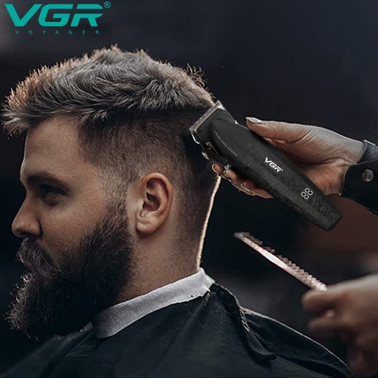 ماشین اصلاح وی جی آر مدل VGR V-640 با تیغه سرامیک و برش مستقیم