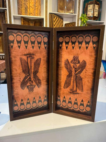 خرید تخته نرد و شطرنج ام دی اف طرح کوروش 2