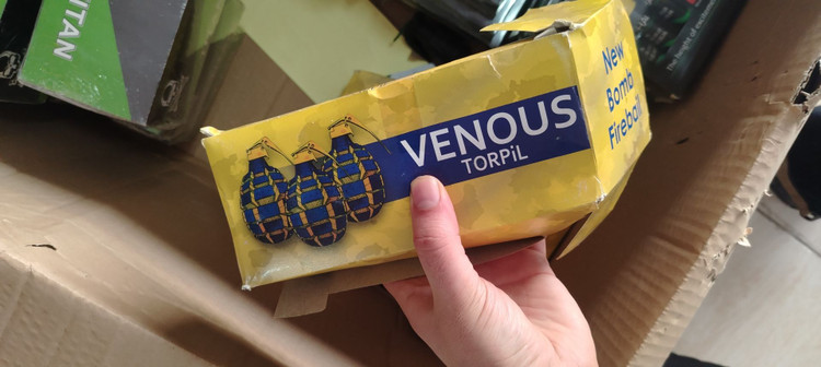 ترقه صدادار نارنجکی 12 عددی